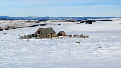 Aubrac - buron du Trap haut