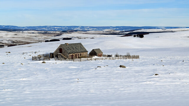 Aubrac - buron du Trap haut