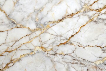 detailed white marble texture with shimmering golden streaks and natural stone patterns, wallpaper background
