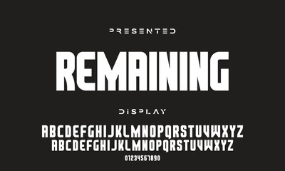 Abstract modern urban alphabet fonts. Typography sport, technology, fashion, digital, future creative logo font.