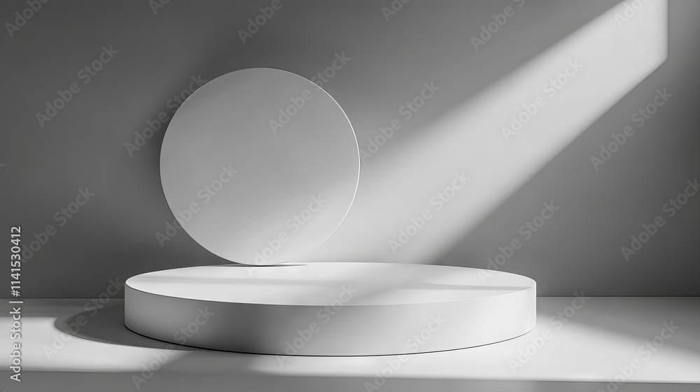 Poster elegant gray background with beautiful light patterns for professional product presentation and stud