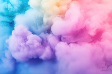 Fototapeta premium Colored smoke cloud