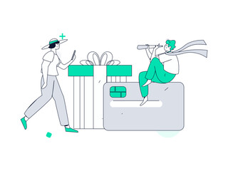 Internet financial management investment flat vector concept operation hand drawn illustration
