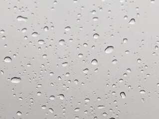 rain drops on window stock photo