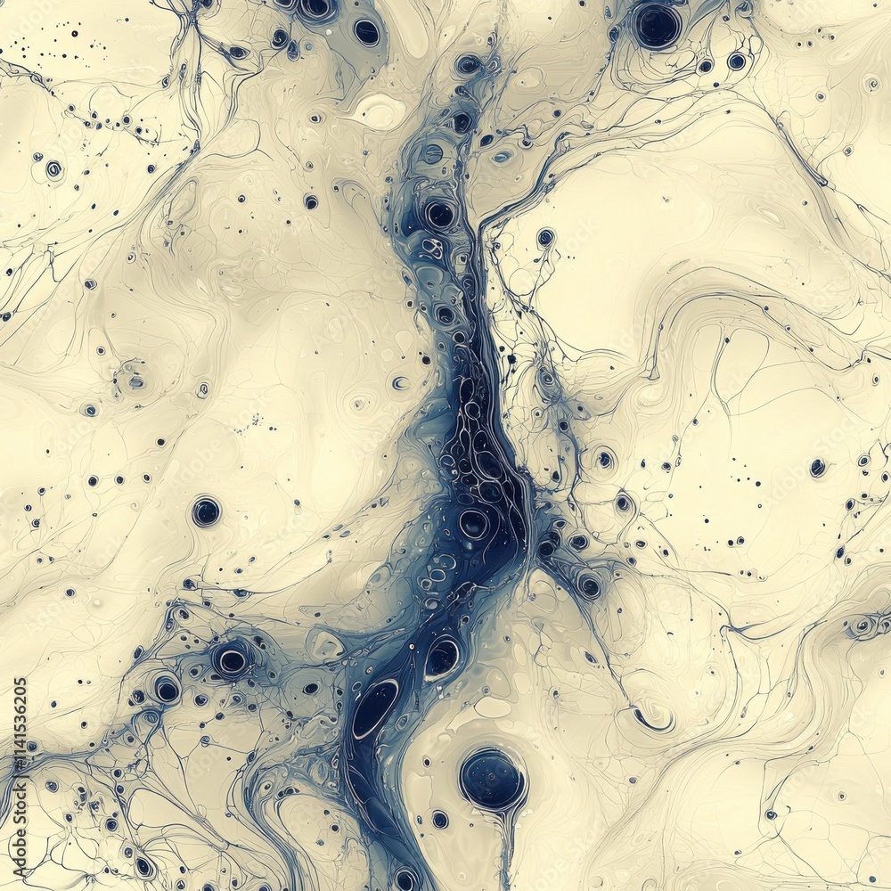 Poster abstract fluid dynamics art digital space generative artwork minimalist environment aerial view cont