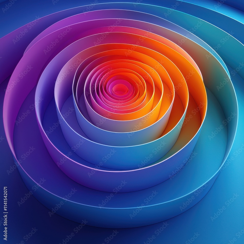 Poster colorful spiral pattern design abstract art digital creation vibrant environment close-up view visua