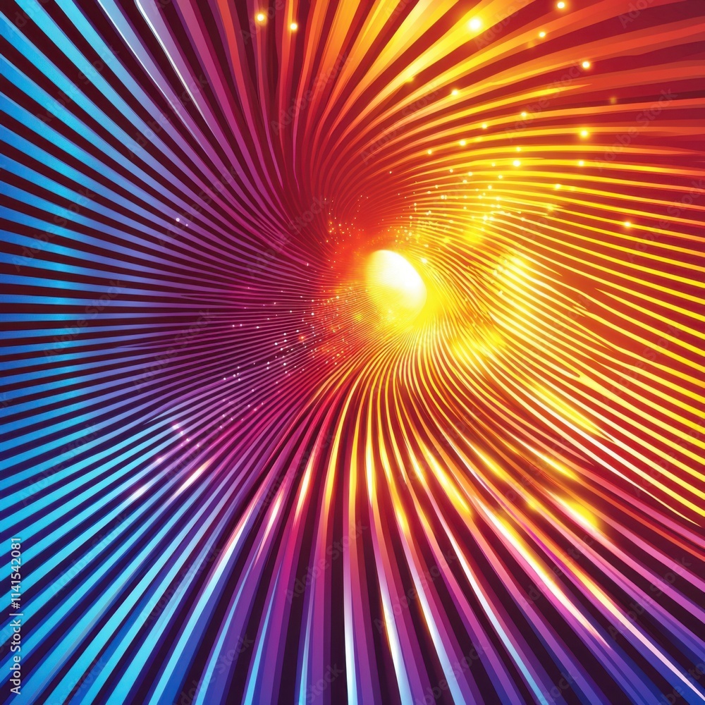 Poster dynamic swirling colors abstract art digital artwork vibrant environment close-up view visual concep
