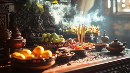 An Ornate Ancestral Altar