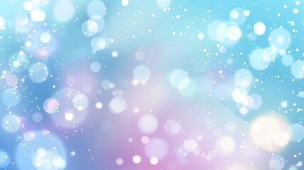Obraz premium A soft, dreamy background with blurred bokeh lights in pastel colors for creative projects.