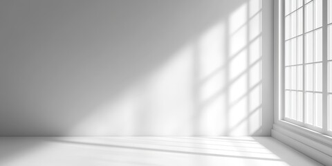 Obraz premium Simple Light Gray Gradient Background Featuring Soft Shadows and a Clean Minimalist Aesthetic Perfect for Various Creative Projects and Designs