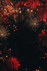 Nighttime Fireworks Display
