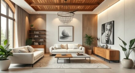 Modern Minimalist Living Room
