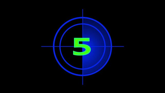 10 Secant stopwatch , stopwatch icon and countdown timer animation .