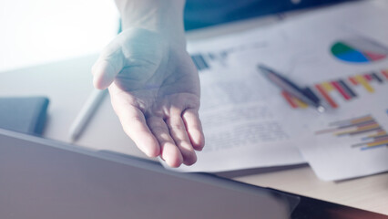 A confident business manager for finance, investment, innovation, and success.