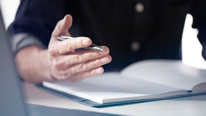 A confident business manager for finance, investment, innovation, and success.
