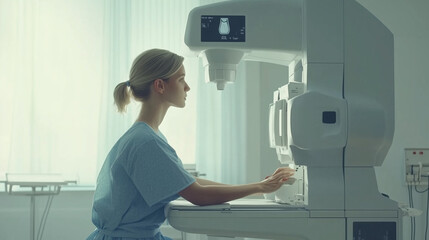 メディカル、検査、マンモグラフィー