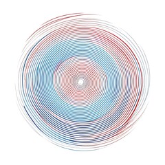 Fototapeta premium Abstract background with dynamic effect optical illusion of distortion of space modern pattern 3d vector illustration for design