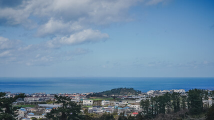 view of the city of the sea