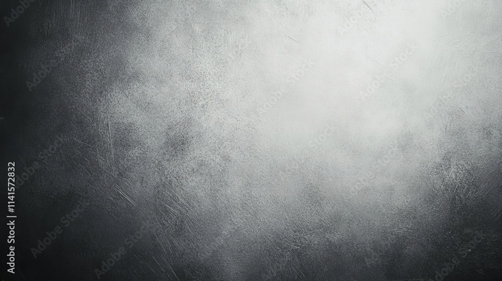 Poster matte gray smooth plastic surface with fine texture and subtle vignette on right side – minimalist e