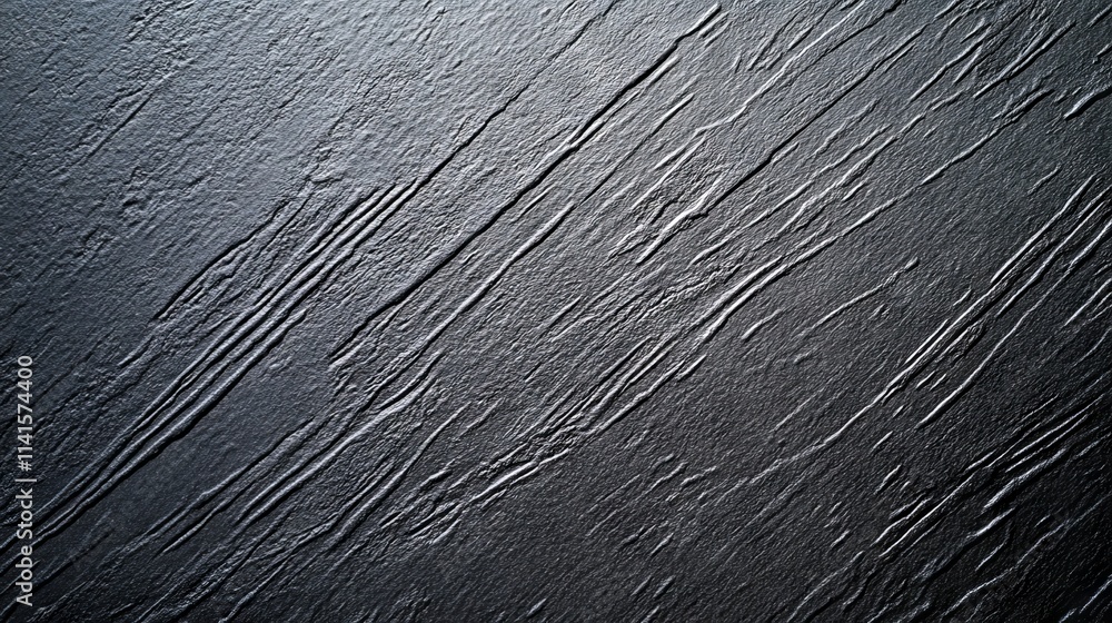 Poster matte gray smooth plastic surface with fine texture and subtle vignette on right side – minimalist e