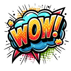 Exciting comic book style illustration creative expression digital art vibrant colors artistic perspective pop culture concept