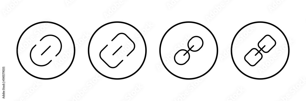 Aufkleber external link symbol icon vector. link icon isolated on white background. link vector icon. hyperlin