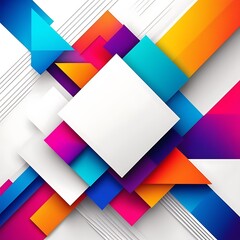 Obraz premium Abstract colorful background with modern concept