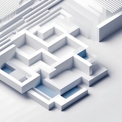 Geometric green abstract background with trendy isometric shapes minimal universal banner templates in memphis style dynamic composition vector illustration