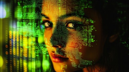 Vibrant Digital Realm of Futuristic Cyber Intelligence and Innovation