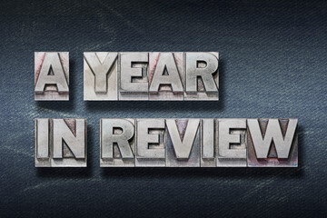 Obraz premium year in review den