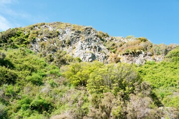 Rugged Hill Landscape, Scenic Natural Terrain