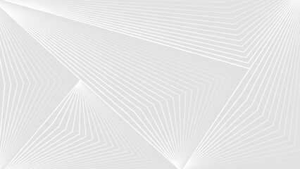 Naklejka premium White Lines Pattern Background. Abstract Business Banner. Technology Wallpaper. Vector Illustration. Futuristic. Minimal