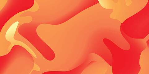 Naklejka premium abstract liquid orange background