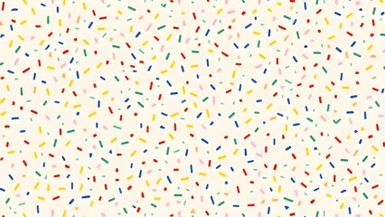 Confetti and Scribbles 90s Line Doodle Background for Playful Wallpaper Designs