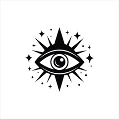 Magical eye Vector Illustrations Design - mystically clipart
