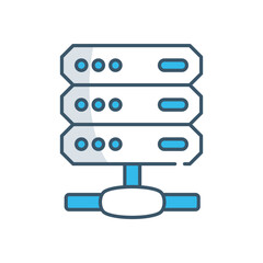 Obraz premium Server Connection vector icon