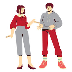 People Working Illustration