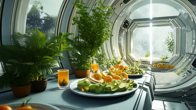 Food of the future designed specifically for space missions 