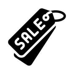 Sale glyph icon