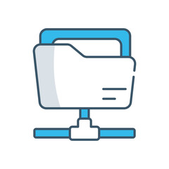 Share Folder vector icon
