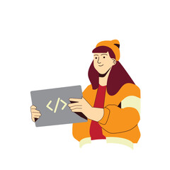 People Working Illustration