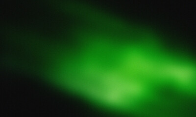Obraz premium black background, green light