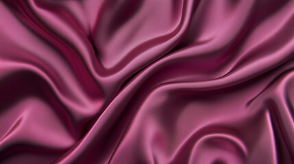 Obraz premium Rich Crimson Silk Fabric Background with Gentle Waves and Shadows Creating a Premium Look and Feel.