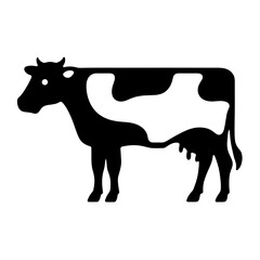 Cow Icon PNG transparent