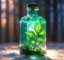 Illustration of environment green protection.