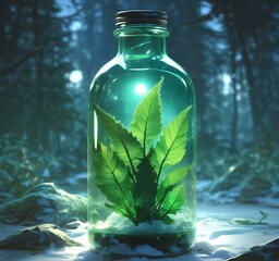 Illustration of environment green protection.