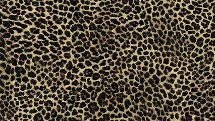 leopard, skin texture, fluffy background, small leopard spots, modern design