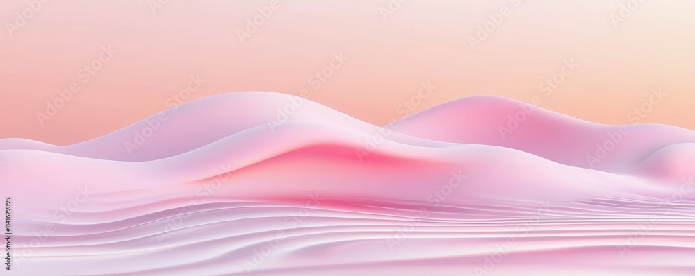 Poster shimmering light pink background with soft glow clean and smooth texture ideal for elegant graphic d