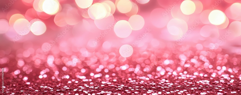 Poster shimmering light pink background with soft glow clean and smooth texture ideal for elegant graphic d