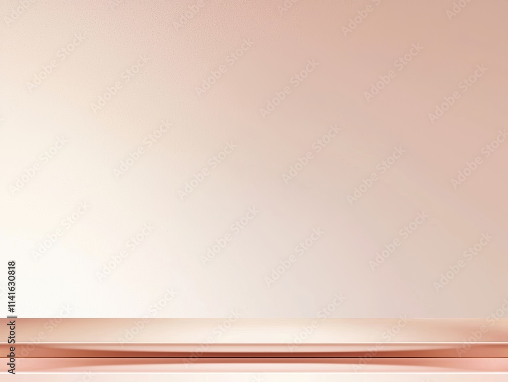 Poster subtle pink reflective surface with smooth gradients and highlights modern and minimalist background